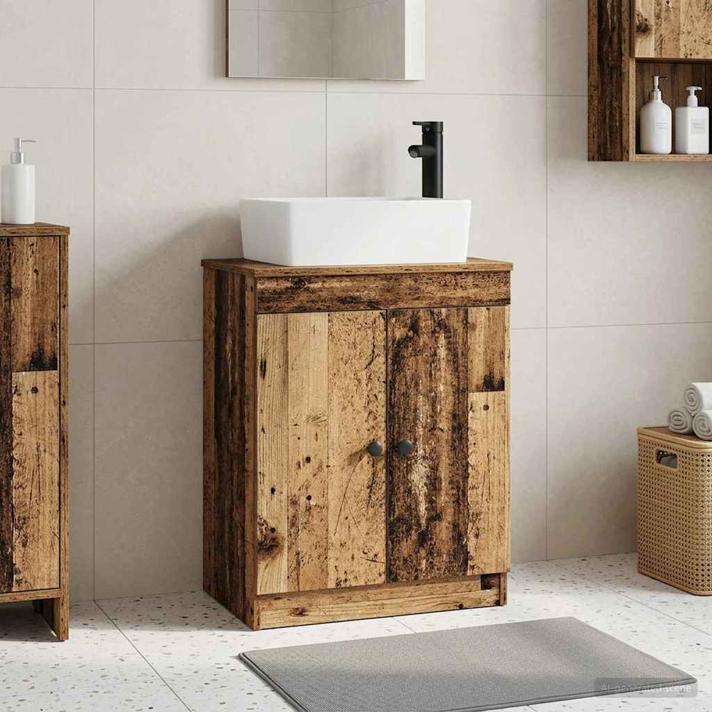 Vanidad de baño con lavabo Blanco 54 x 35 x 83 cm