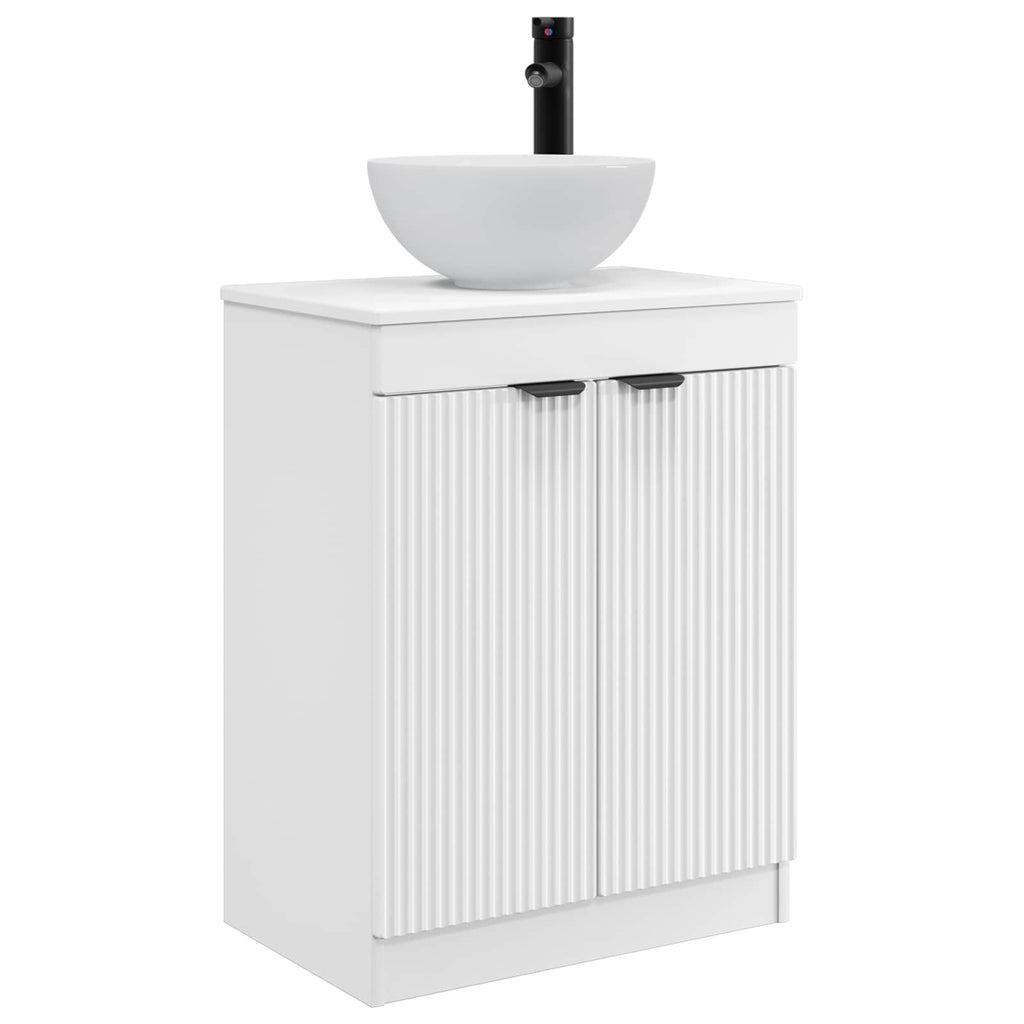 Vanidad de baño con lavabo Blanco 54 x 35 x 83 cm