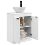 Vanidad de baño con lavabo Blanco 54 x 35 x 83 cm