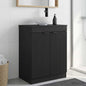 Bathroom vanity with sink Black 54 x 35 x 83 cm
