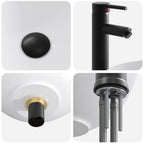 Vanidad de baño con lavabo Roble Sonoma 54 x 35 x 83 cm