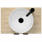 Vanidad de baño con lavabo Roble Sonoma 54 x 35 x 83 cm