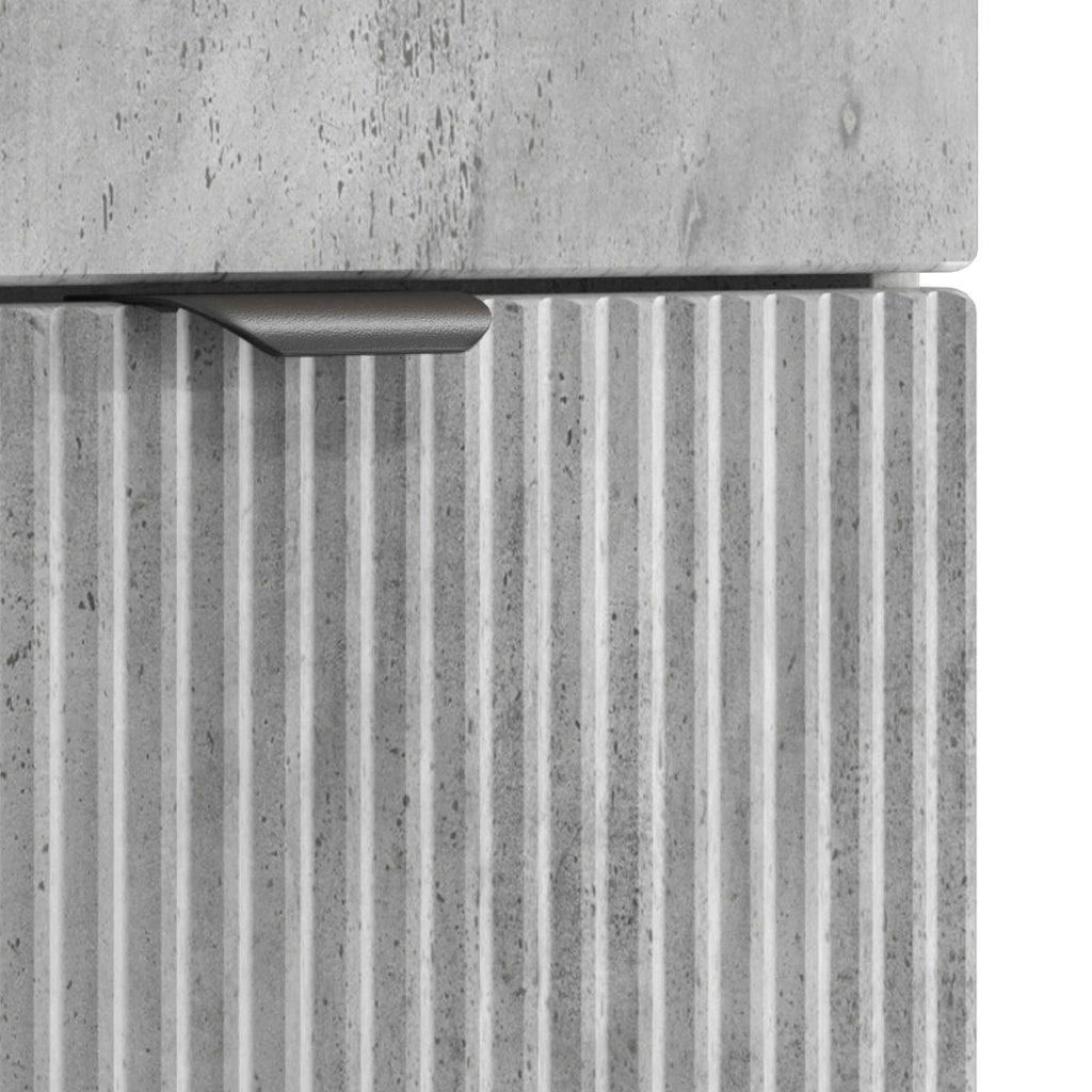 Vanidad de baño con lavabo Gris Hormigón 54 x 35 x 83 cm