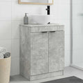 Vanidad de baño con lavabo Gris Hormigón 54 x 35 x 83 cm