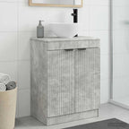 Vanidad de baño con lavabo Gris Hormigón 54 x 35 x 83 cm