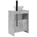 Vanidad de baño con lavabo Gris Hormigón 54 x 35 x 83 cm