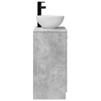 Vanidad de baño con lavabo Gris Hormigón 54 x 35 x 83 cm