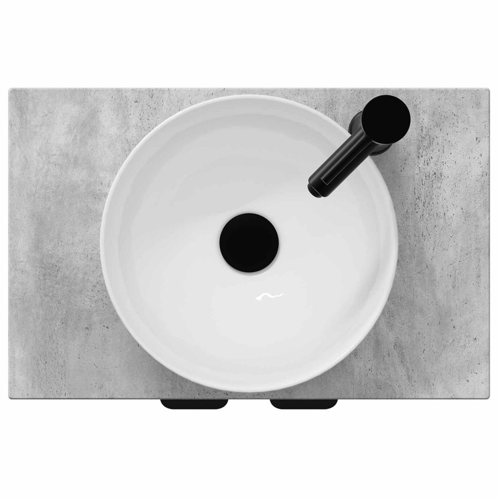 Vanidad de baño con lavabo Gris Hormigón 54 x 35 x 83 cm