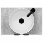 Vanidad de baño con lavabo Gris Hormigón 54 x 35 x 83 cm
