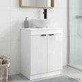 Vanidad de baño con lavabo Blanco Brillante 54 x 35 x 83 cm
