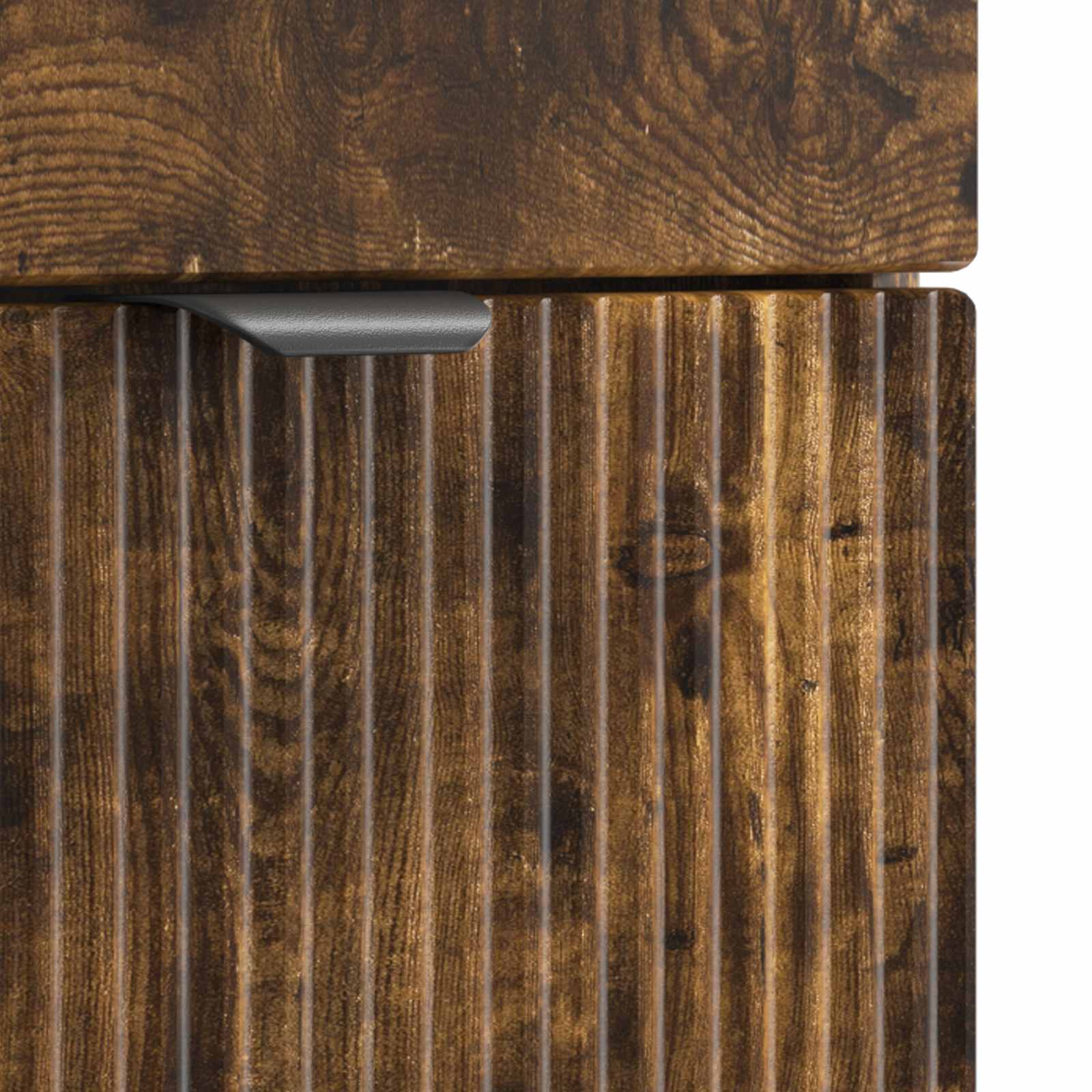 Vanidad de baño con lavabo Roble Ahumado 54 x 35 x 83 cm