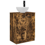 Vanidad de baño con lavabo Roble Ahumado 54 x 35 x 83 cm