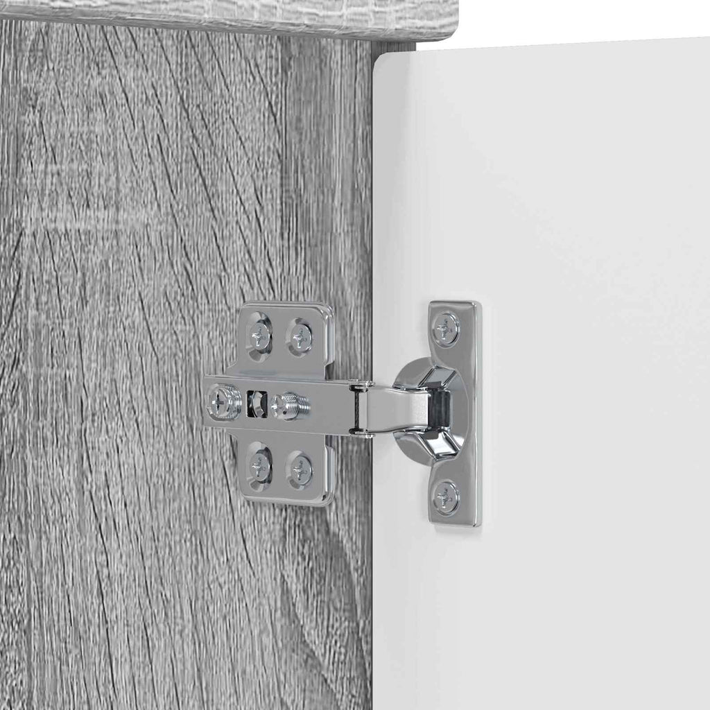 Vanidad de baño con lavabo Sonoma gris 54 x 35 x 83 cm