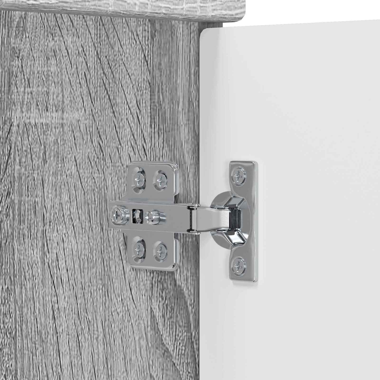 Vanidad de baño con lavabo Sonoma gris 54 x 35 x 83 cm