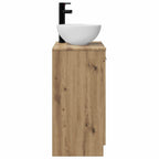Vanidad de baño con lavabo Roble Artesanal 54 x 35 x 83 cm