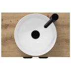 Vanidad de baño con lavabo Roble Artesanal 54 x 35 x 83 cm