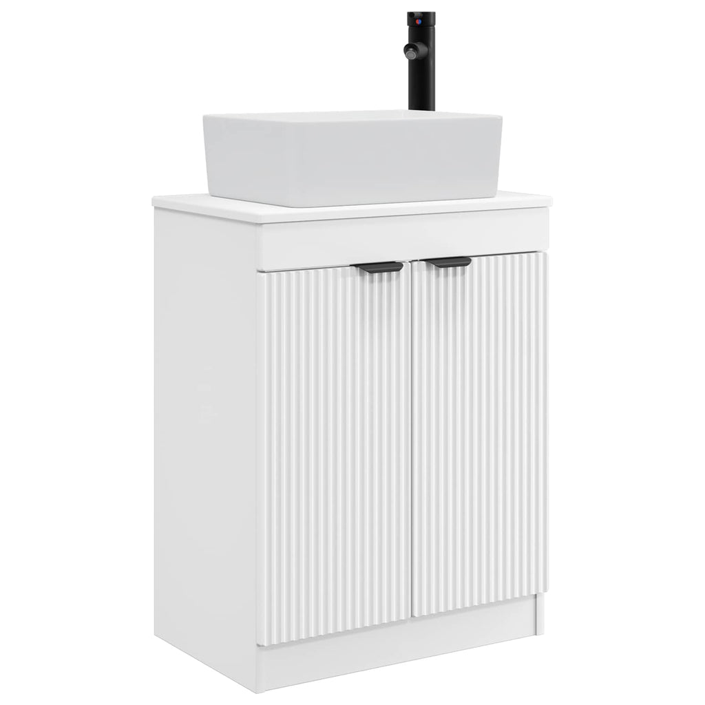 Vanidad de baño con lavabo Blanco 54 x 35 x 83 cm