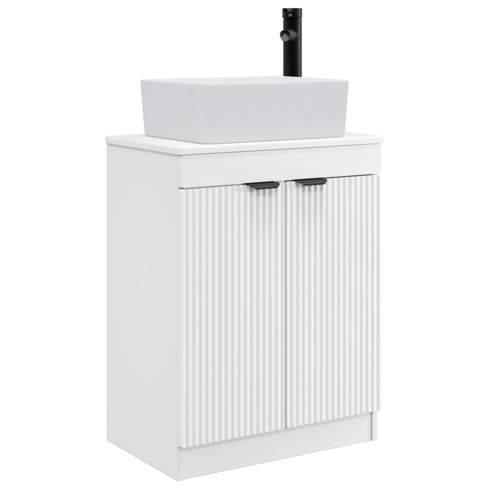 Vanidad de baño con lavabo Blanco 54 x 35 x 83 cm