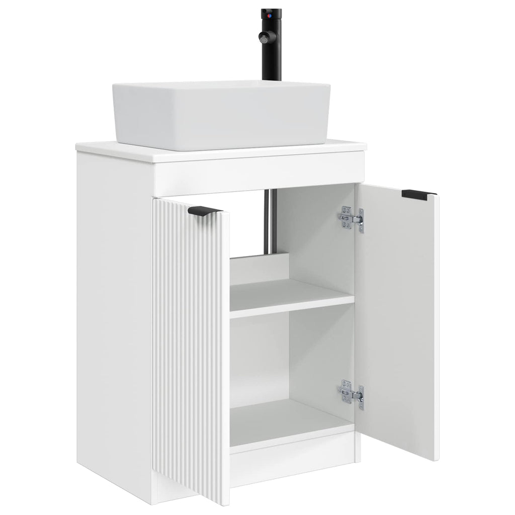Vanidad de baño con lavabo Blanco 54 x 35 x 83 cm