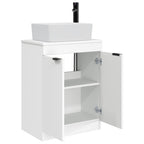 Vanidad de baño con lavabo Blanco 54 x 35 x 83 cm