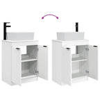 Vanidad de baño con lavabo Blanco 54 x 35 x 83 cm