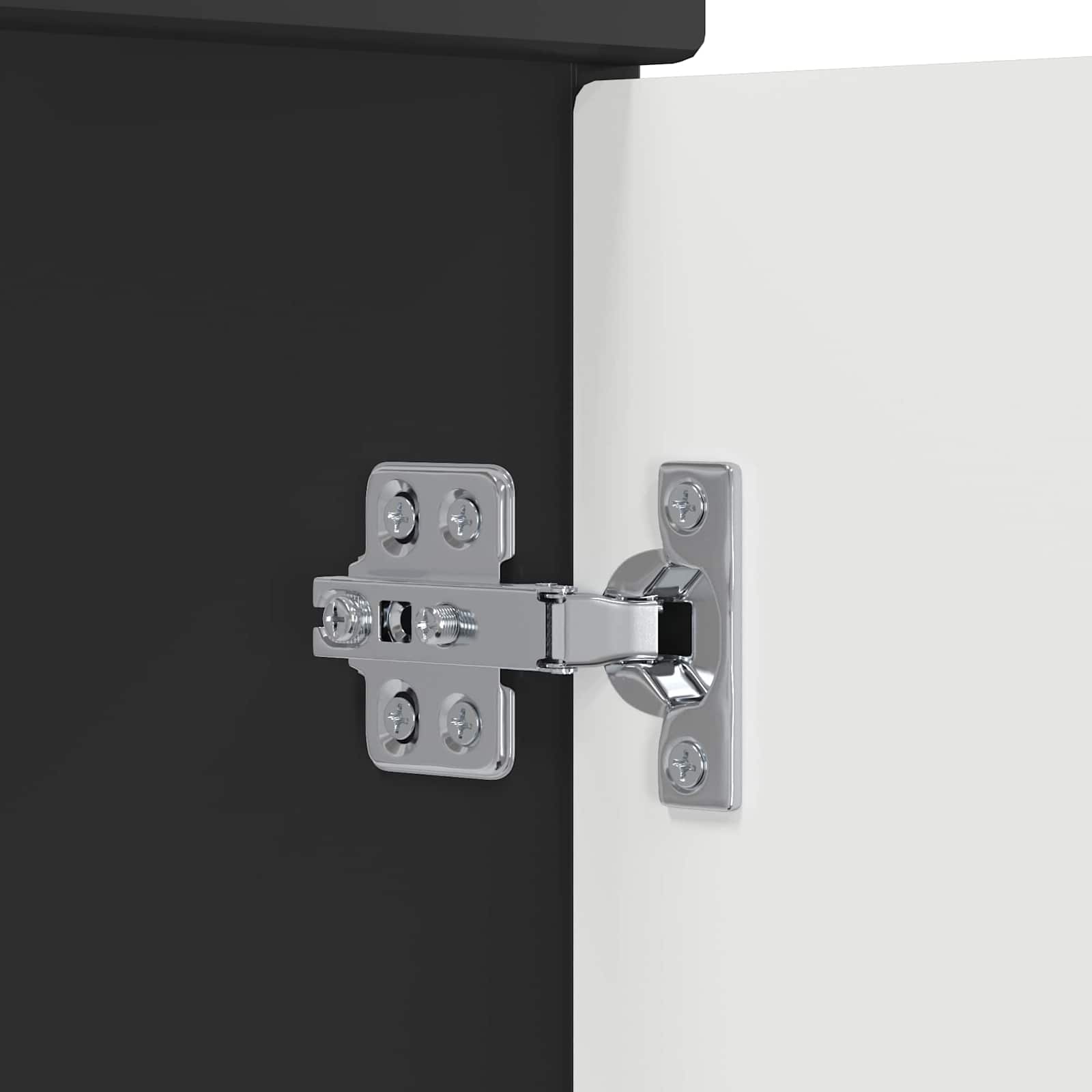 Vanidad de baño con lavabo Negro 54 x 35 x 83 cm