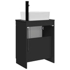 Vanidad de baño con lavabo Negro 54 x 35 x 83 cm