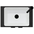Vanidad de baño con lavabo Negro 54 x 35 x 83 cm
