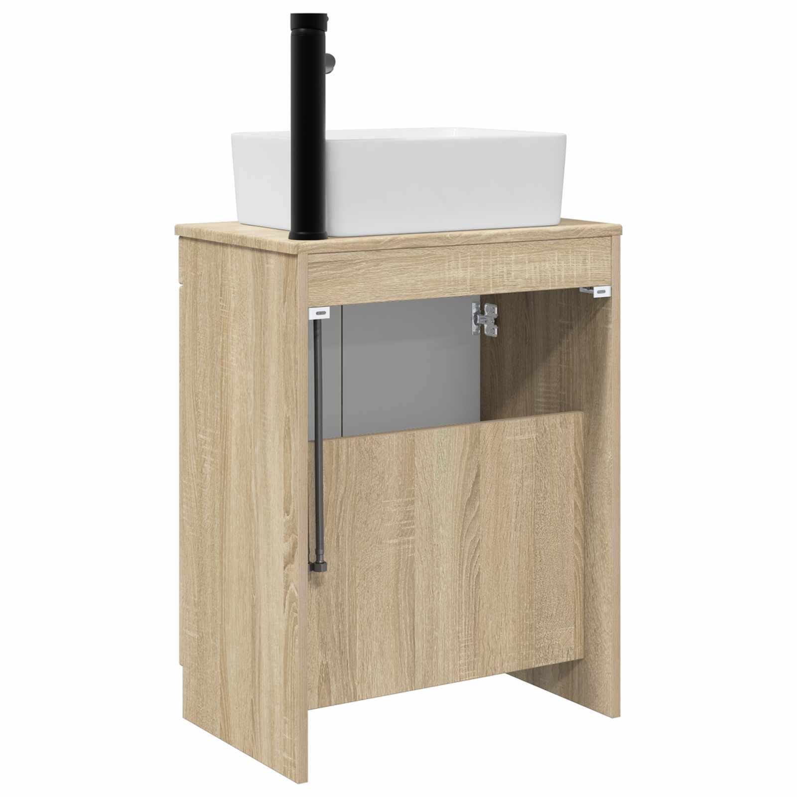 Vanidad de baño con lavabo Roble Sonoma 54 x 35 x 83 cm