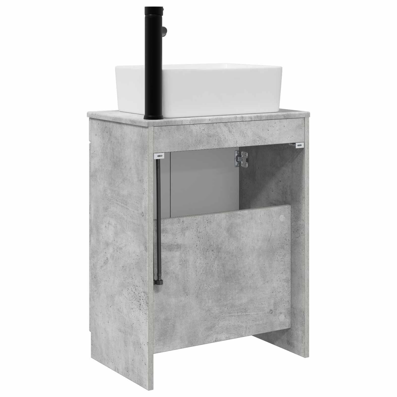 Vanidad de baño con lavabo Gris Hormigón 54 x 35 x 83 cm