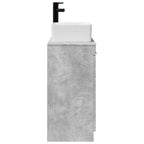 Vanidad de baño con lavabo Gris Hormigón 54 x 35 x 83 cm