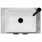 Vanidad de baño con lavabo Gris Hormigón 54 x 35 x 83 cm