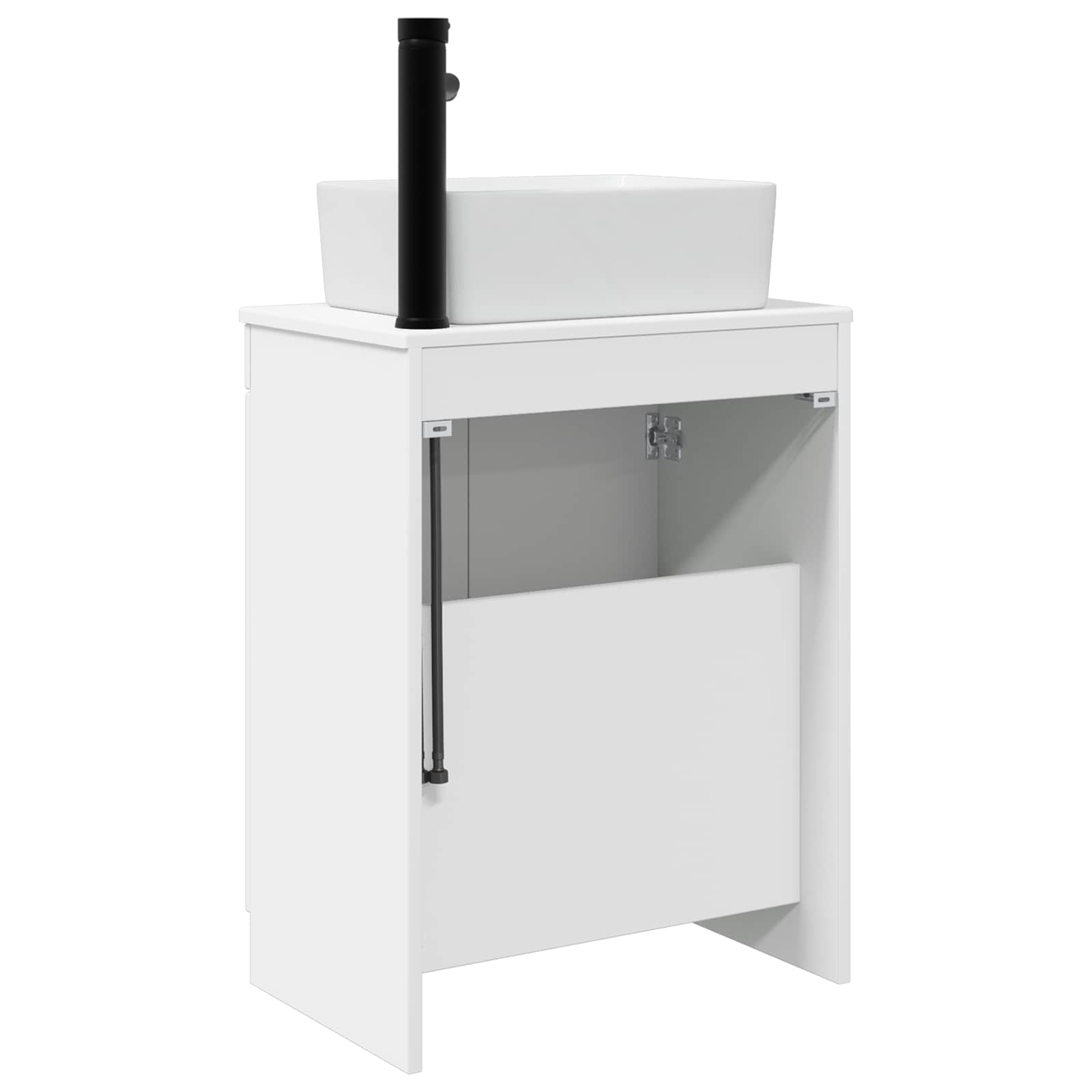 Vanidad de baño con lavabo Blanco Brillante 54 x 35 x 83 cm