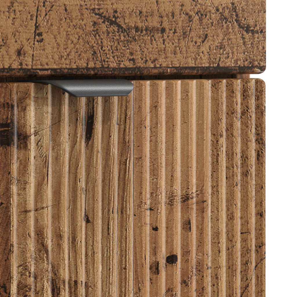 Vanidad de baño con lavabo Madera envejecida 54 x 35 x 83 cm