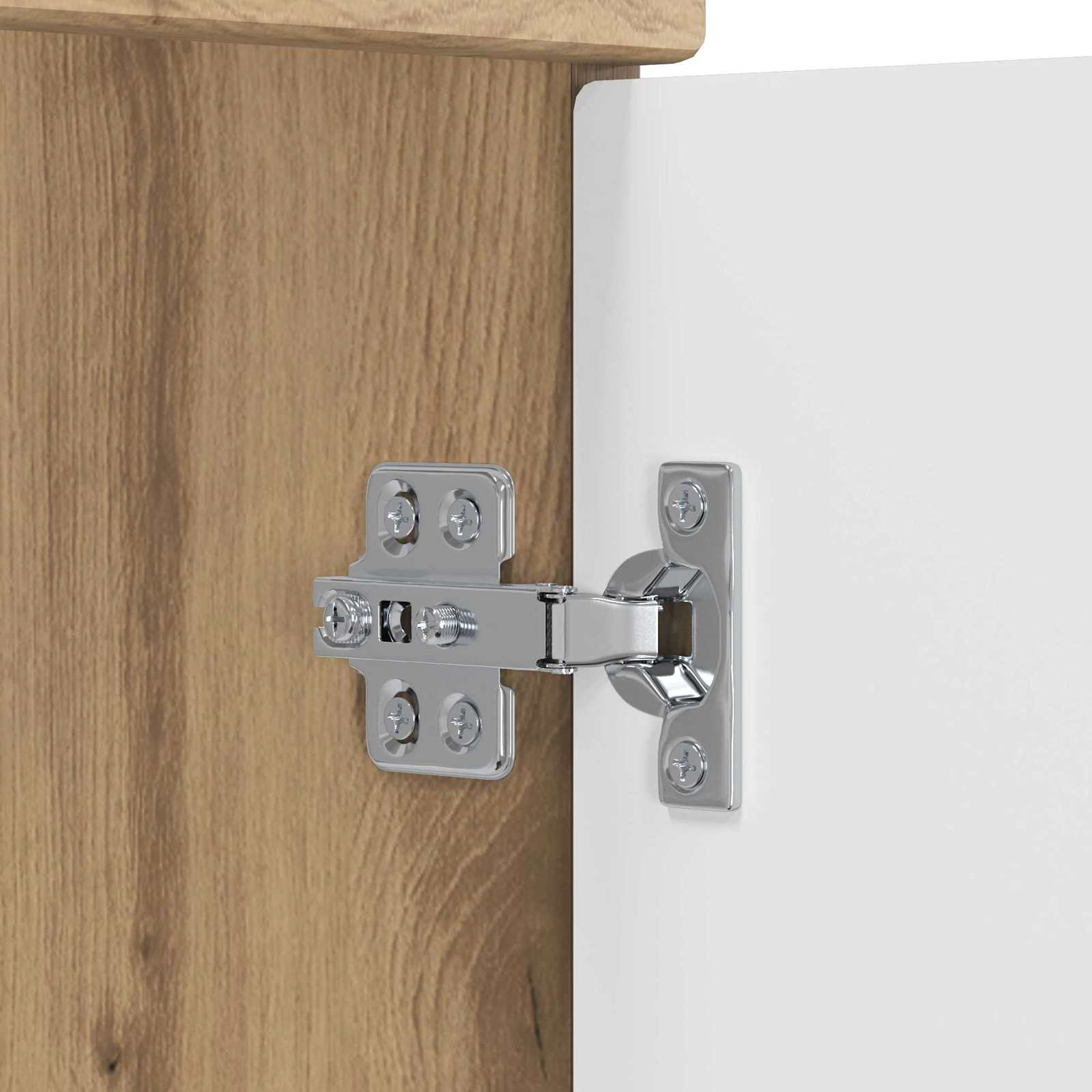 Vanidad de baño con lavabo Roble Artesanal 54 x 35 x 83 cm