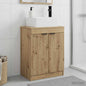 Bathroom vanity with sink Artisan Oak 54 x 35 x 83 cm