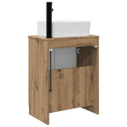 Vanidad de baño con lavabo Roble Artesanal 54 x 35 x 83 cm