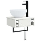 Lavabo de Lavado Montado en la Pared Blanco 40 x 35 x 39 cm