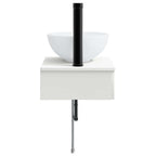 Lavabo de Lavado Montado en la Pared Blanco 40 x 35 x 39 cm