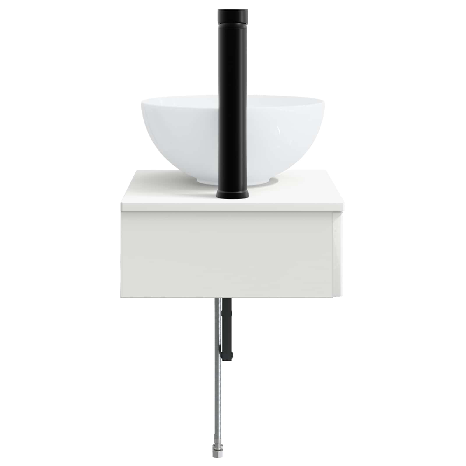 Lavabo de Lavado Montado en la Pared Blanco 40 x 35 x 39 cm