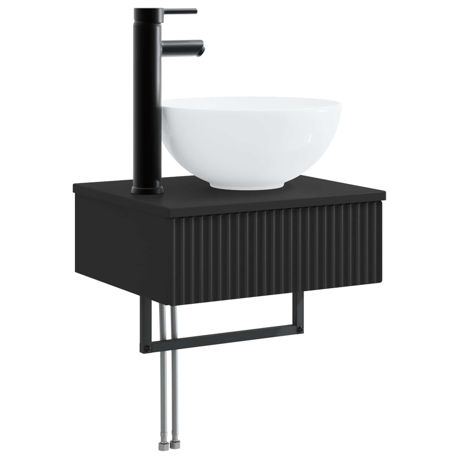 Lavabo montado en la pared 40 x 35 x 39 cm