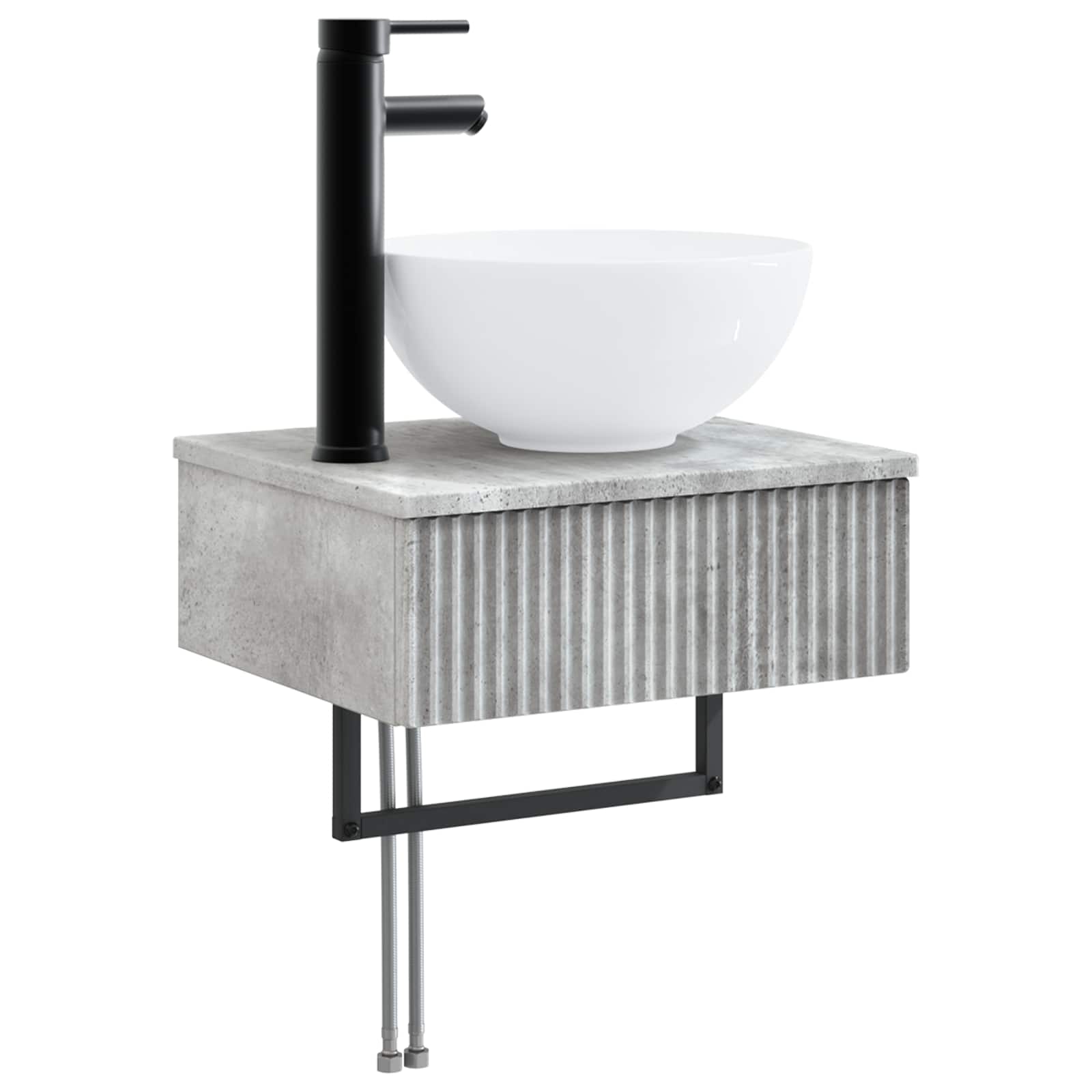 Lavabo montado en la pared 40 x 35 x 39 cm
