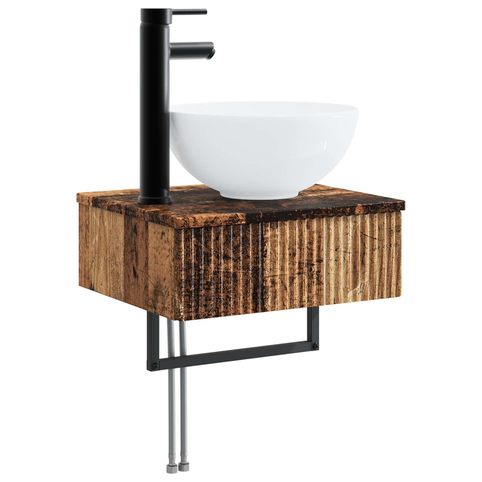 Lavabo montado en la pared 40 x 35 x 39 cm