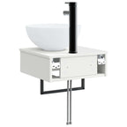 Lavabo de Lavado Montado en la Pared Blanco 40 x 41 x 40,5 cm