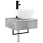 White Wall-Mounted Washbasin 40 x 41 x 40.5 cm