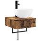White Wall-Mounted Washbasin 40 x 41 x 40.5 cm