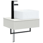 Lavabo de Lavado Montado en la Pared Blanco 50 x 41 x 39 cm