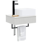 Lavabo de Lavado Montado en la Pared Blanco 50 x 41 x 39 cm