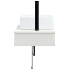 Lavabo de Lavado Montado en la Pared Blanco 50 x 41 x 39 cm