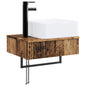 Wall-Mounted Wash Basin White 53 x 35 x 39 cm